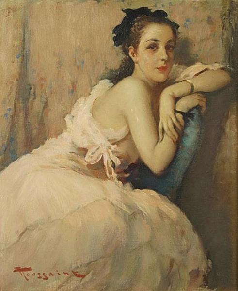 Elegant Woman by Fernand Toussaint