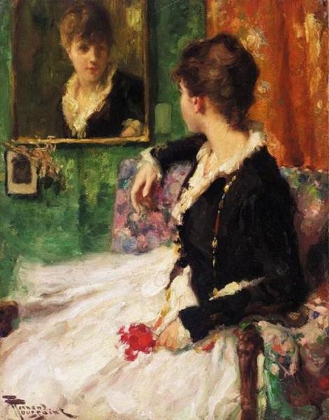 The Looking Glass by Fernand Toussaint