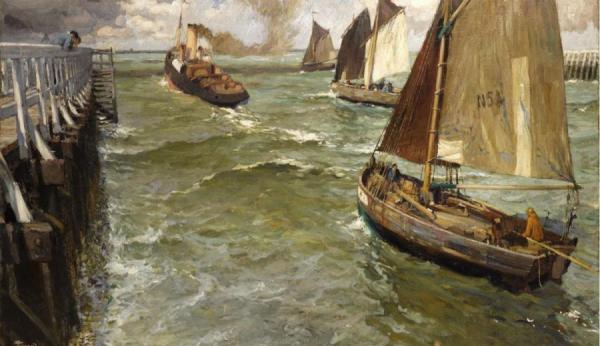 View Of Nieuwpoort by Fernand Toussaint