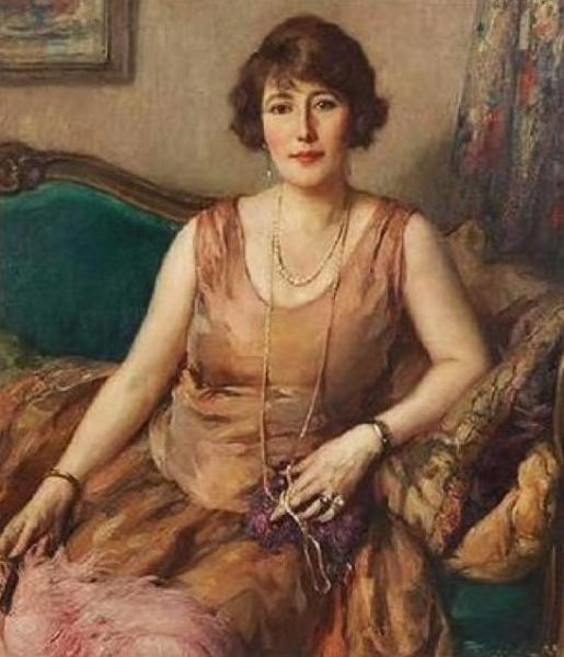Woman With Pearls by Fernand Toussaint