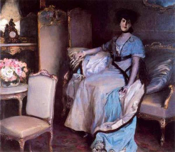 Condesa Sentada by Fernando Álvarez De Sotomayor