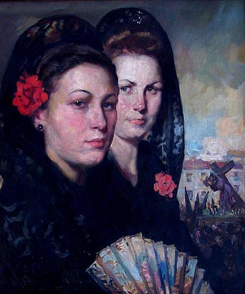 Dos Mujeres by Fernando Álvarez De Sotomayor