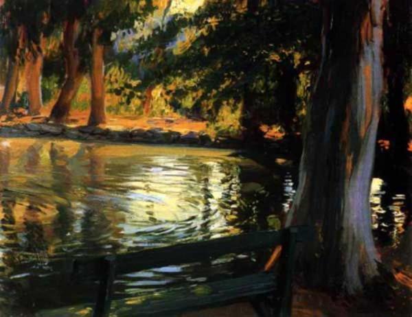 Paisaje Con Lago by Fernando Álvarez De Sotomayor