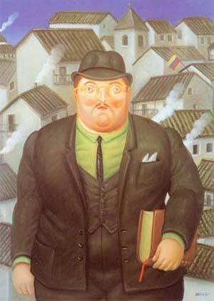 A Lawyer by Fernando Botero