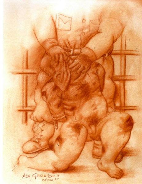 Abu Ghraib 16 by Fernando Botero