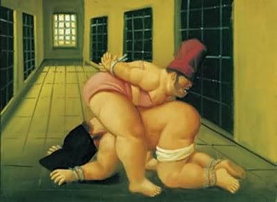 Abu Ghraib 64 by Fernando Botero