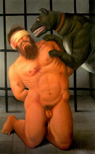 Abu Ghraib 75 by Fernando Botero