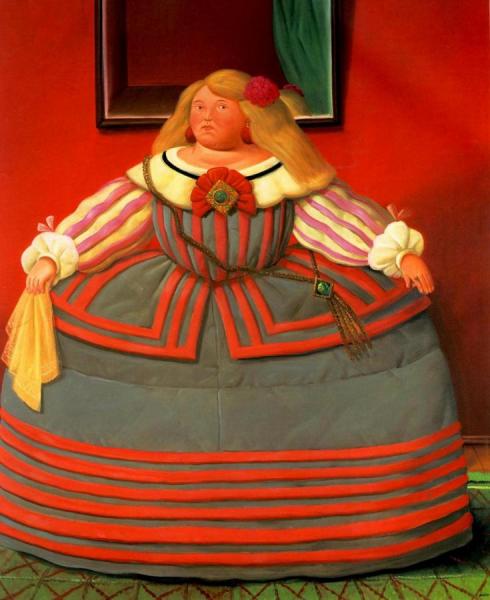 After Velasquez by Fernando Botero