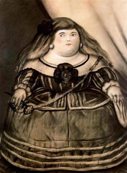 After Velasquez by Fernando Botero