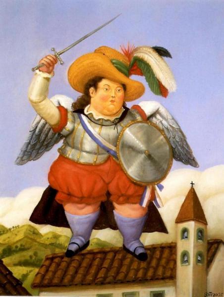Archangel by Fernando Botero