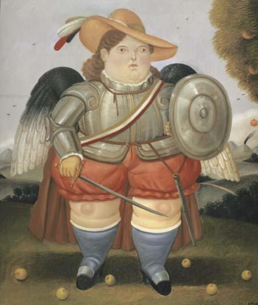 Archangel by Fernando Botero