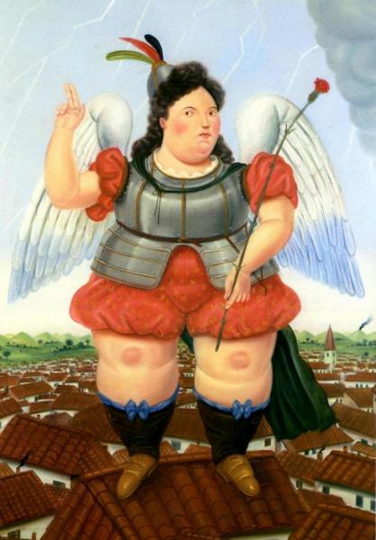 Archangel by Fernando Botero