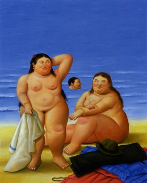 Bathers by Fernando Botero