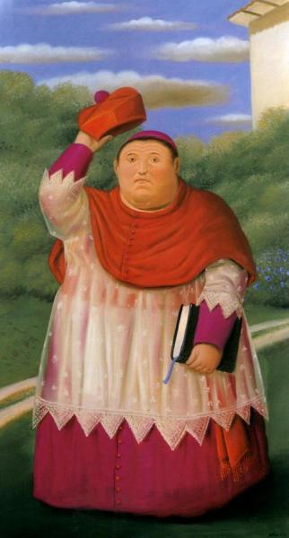 Bishop by Fernando Botero