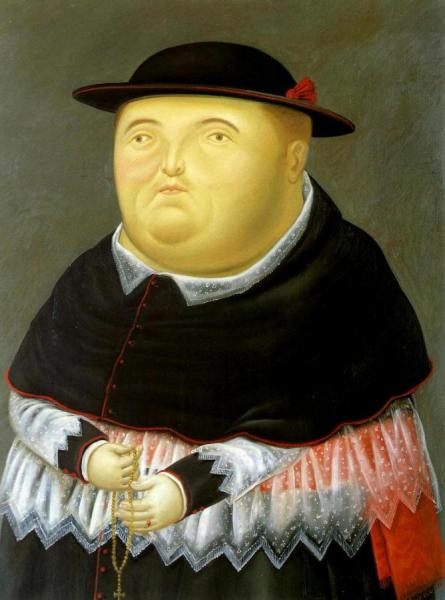 Bishop by Fernando Botero