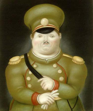 Capitán by Fernando Botero