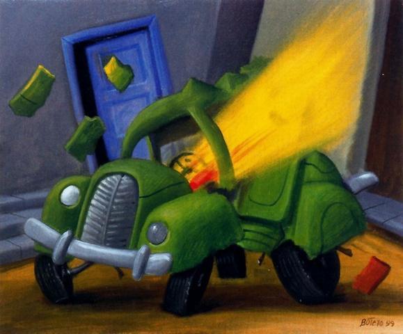 Carrobomba by Fernando Botero