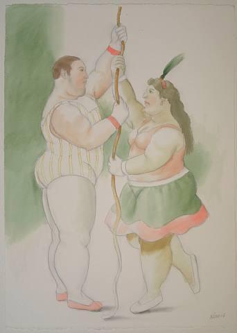 Circus Act by Fernando Botero