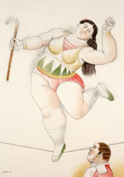 Circus Act by Fernando Botero
