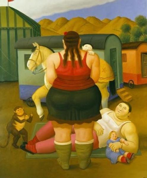 Circus Family by Fernando Botero