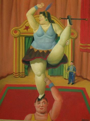Circus Girl by Fernando Botero