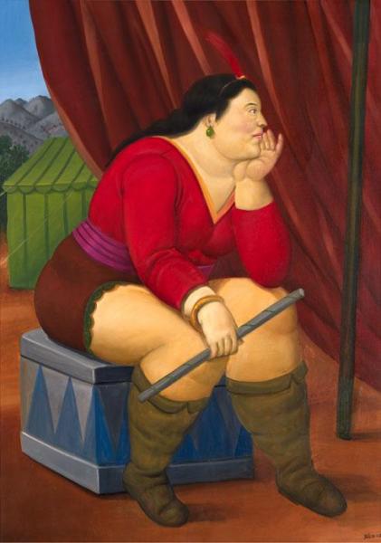 Circus Woman by Fernando Botero