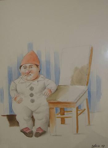 Clown by Fernando Botero