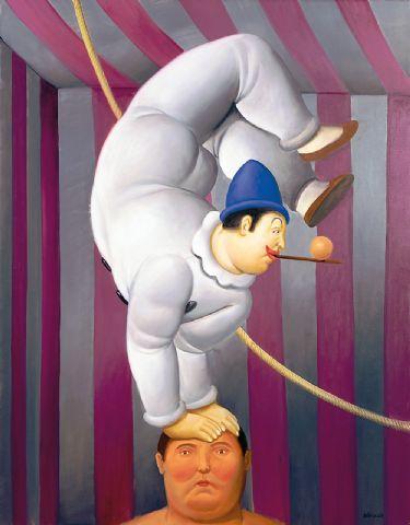 Contortionist by Fernando Botero