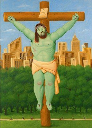 Crucifixión by Fernando Botero