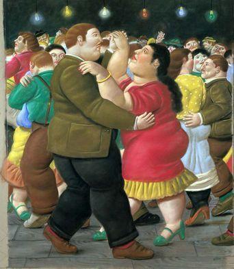 Dancers by Fernando Botero Oil Painting Reproductions