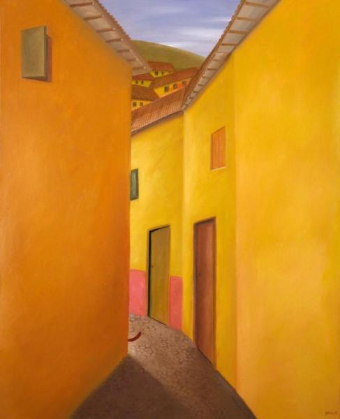 Dog Turning A Corner by Fernando Botero
