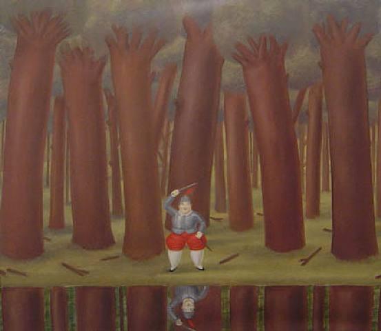 El Conquistador by Fernando Botero