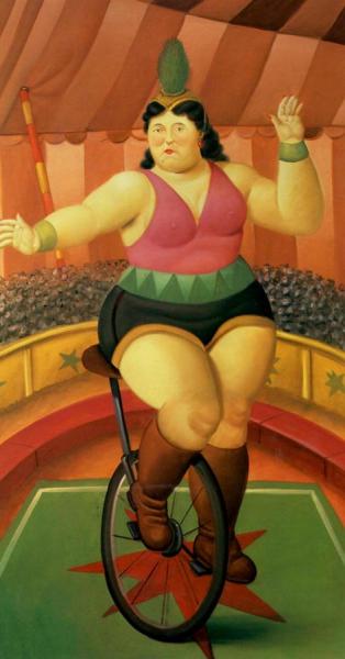 Equilibrist by Fernando Botero