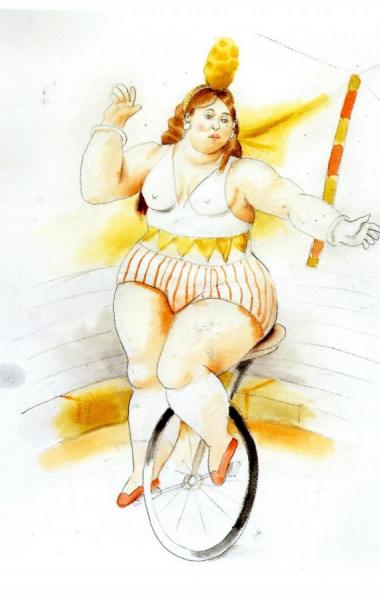Equilibrist by Fernando Botero