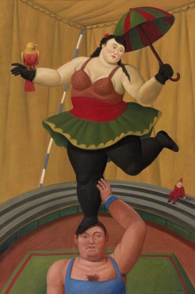 Equilibrist by Fernando Botero