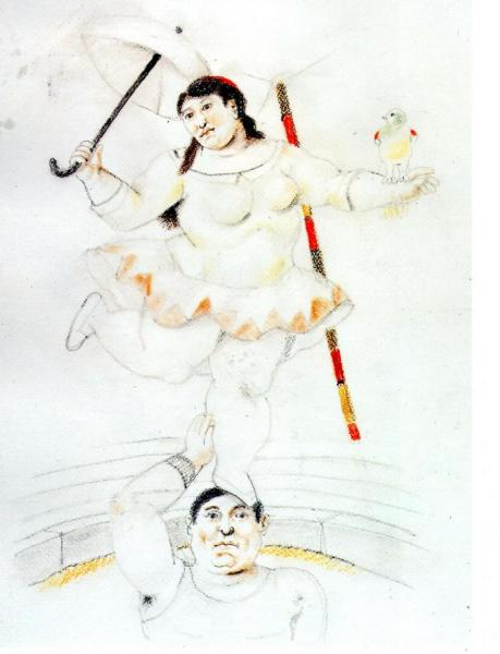 Equilibrist by Fernando Botero