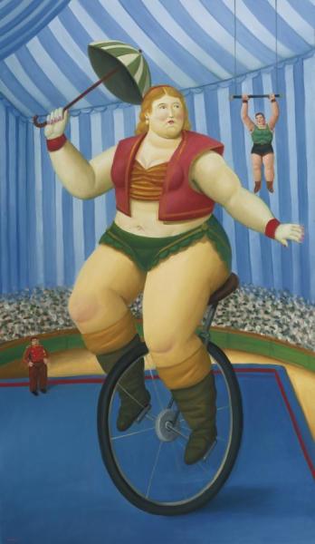 Equilibrist by Fernando Botero
