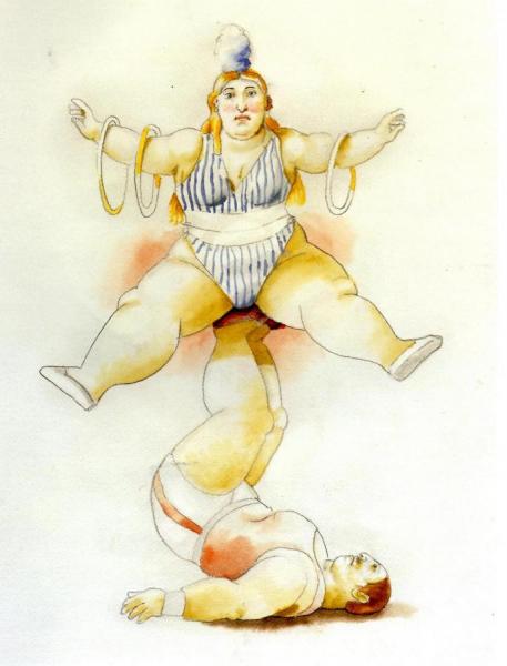 Equilibrists by Fernando Botero