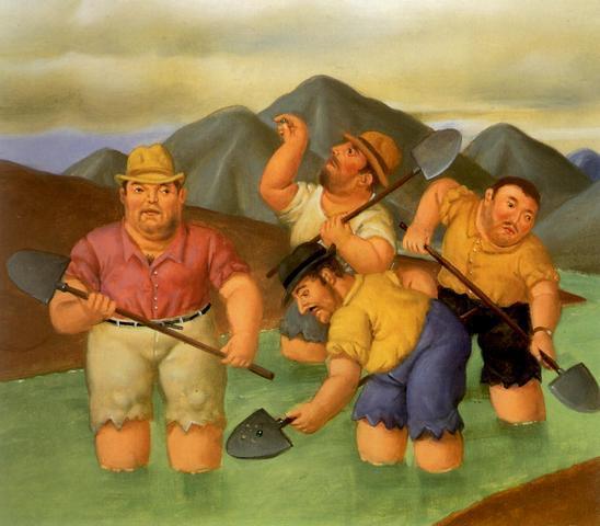 Esmeralderos by Fernando Botero