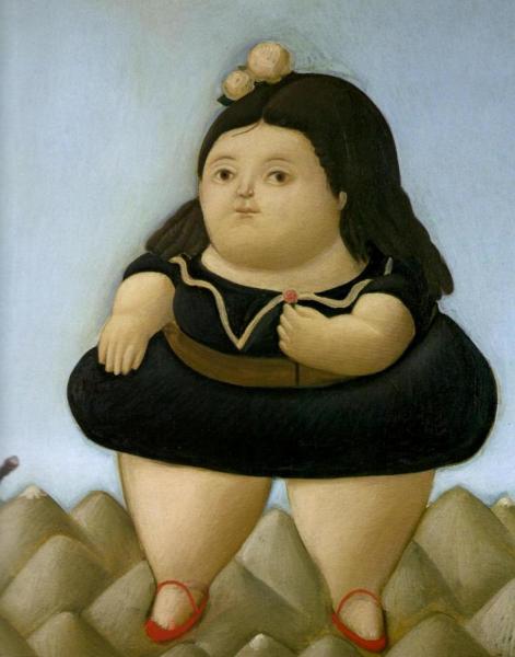 Excursion To The Volcano by Fernando Botero