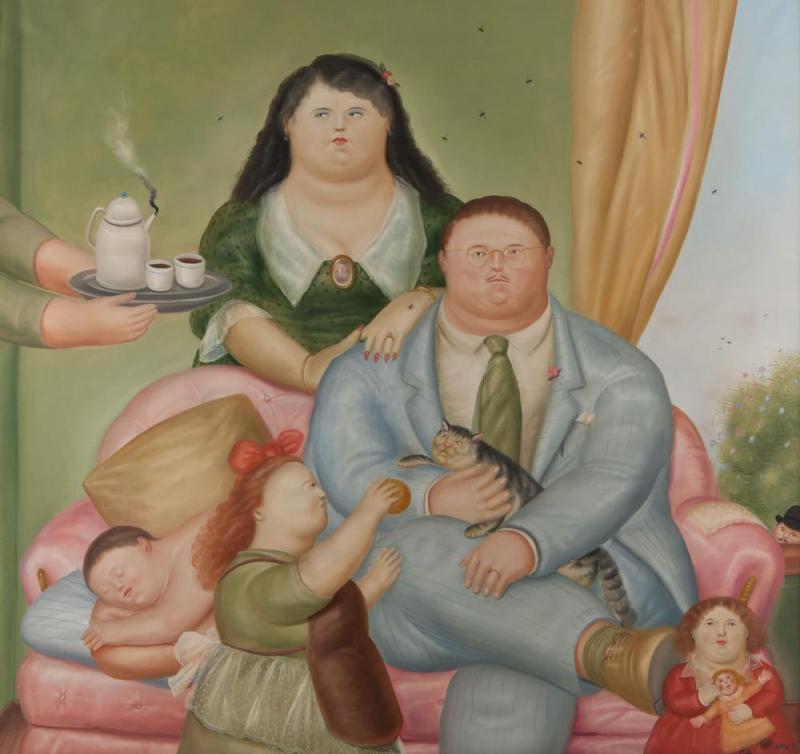 Familia Colombiana by Fernando Botero