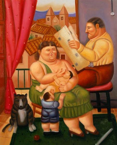 Family by Fernando Botero
