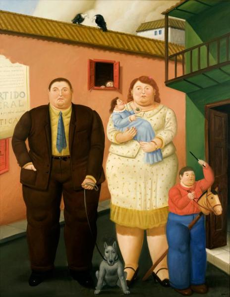 Family by Fernando Botero