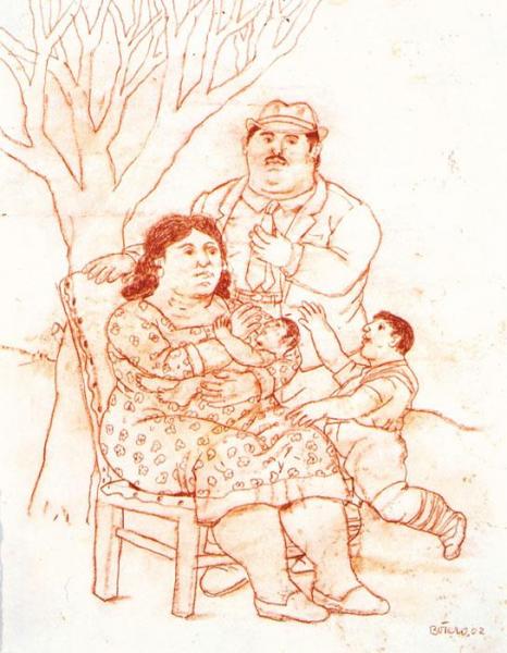 Family by Fernando Botero
