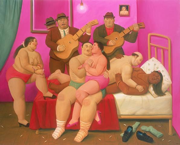 Fin De La Fiesta by Fernando Botero