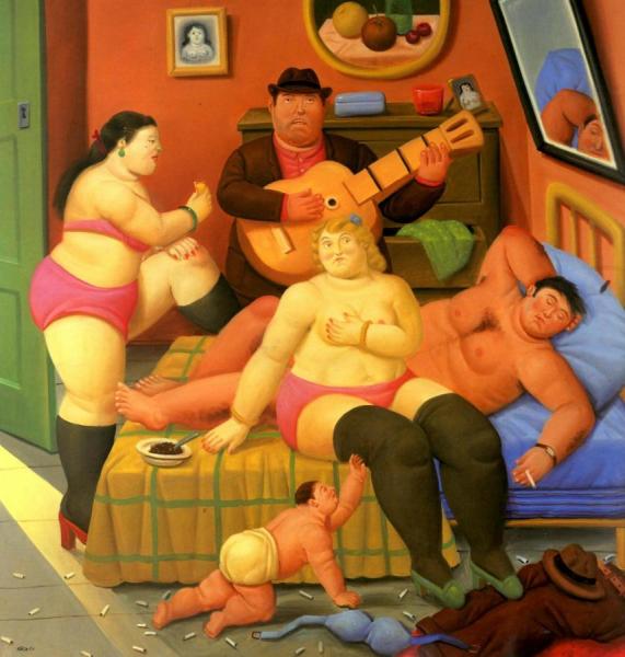 Fin De La Fiesta by Fernando Botero