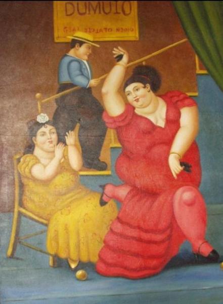 Flamenco Dancer by Fernando Botero