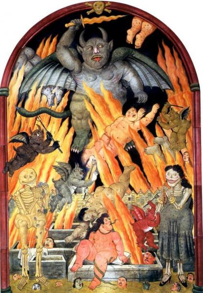 Gate Of Hell by Fernando Botero