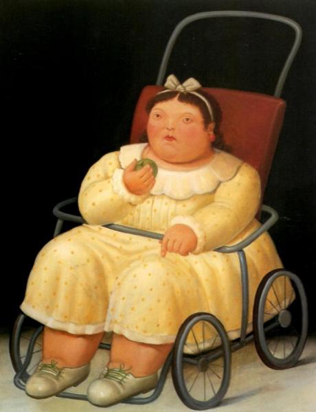 Girl by Fernando Botero