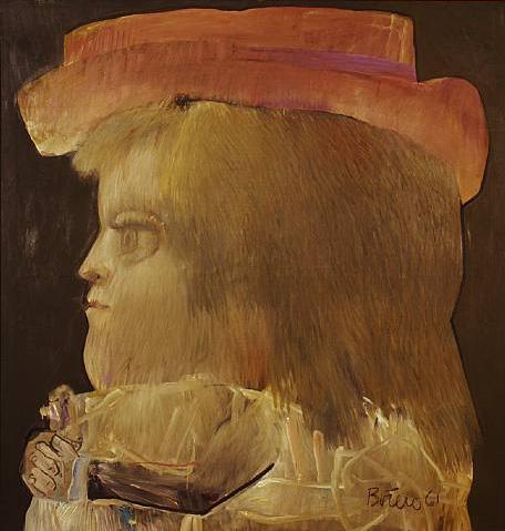 Girl In Profile by Fernando Botero